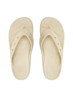 Crocs Japonki Classic Platform Flip W 207714 Beżowy ze sklepu MODIVO w kategorii Klapki damskie - zdjęcie 177443577