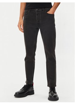 Hugo Jeansy 634 50511325 Czarny Tapered Fit ze sklepu MODIVO w kategorii Jeansy męskie - zdjęcie 177443736