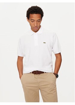 Lacoste Polo L1212 Biały Classic Fit ze sklepu MODIVO w kategorii T-shirty męskie - zdjęcie 177443768