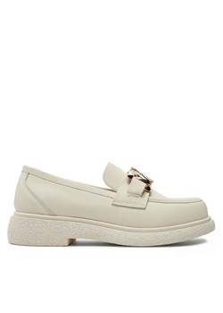 Loafersy Patrizia Pepe PJ282.02 Écru ze sklepu eobuwie.pl w kategorii Lordsy damskie - zdjęcie 177444609