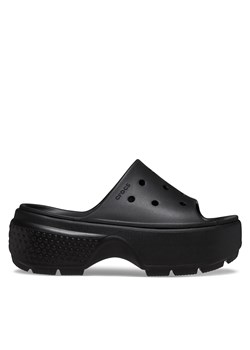 Klapki Crocs Stomp Slide 209346 Czarny ze sklepu eobuwie.pl w kategorii Klapki damskie - zdjęcie 177444678