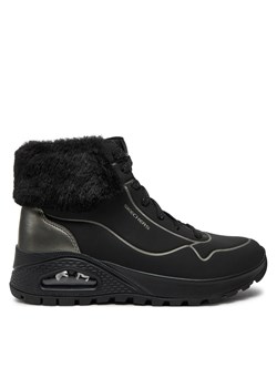 Sneakersy Skechers Uno Rugged 167993 Czarny ze sklepu eobuwie.pl w kategorii Buty sportowe damskie - zdjęcie 177444957