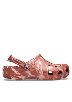 Klapki Crocs Classic Marbled Clog 206867 Brązowy ze sklepu eobuwie.pl w kategorii Klapki damskie - zdjęcie 177445428