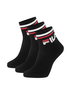 Skarpety Fila F9398-AW24 (3-pack) Czarny ze sklepu eobuwie.pl w kategorii Skarpetki męskie - zdjęcie 177445515