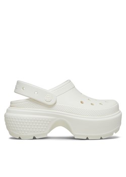 Klapki Crocs Stomp Clog 209348 Beżowy ze sklepu eobuwie.pl w kategorii Klapki damskie - zdjęcie 177445526