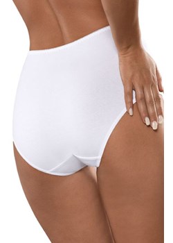Bawełniane figi damskie z wysokim stanem białe BBL 147, Kolor biały, Rozmiar S, Babell ze sklepu Intymna w kategorii Majtki damskie - zdjęcie 177447885