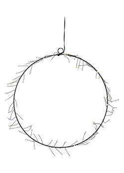 STAR Trading Dekoracyjna zawieszka LED &quot;Nike&quot; w kolorze czarnym - Ø 30 cm ze sklepu Limango Polska w kategorii Oświetlenie led - zdjęcie 177450367