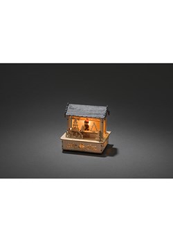 Konstsmide Dekoracja LED w kolorze brązowym - 13 x 12,5 x 10,5 cm ze sklepu Limango Polska w kategorii Dekoracje bożonarodzeniowe - zdjęcie 177452819
