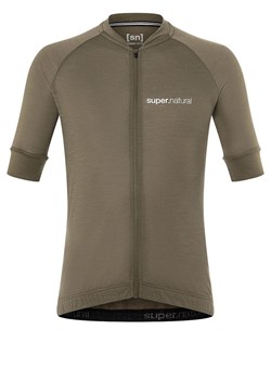 super.natural Koszulka kolarska &quot;Gravier&quot; w kolorze khaki ze sklepu Limango Polska w kategorii T-shirty męskie - zdjęcie 177454456