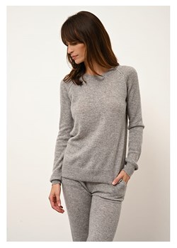 Just Cashmere Kaszmirowy sweter "Helen" w kolorze szarym ze sklepu Limango Polska w kategorii Swetry damskie - zdjęcie 177456199