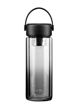 Vialli Design Butelka termiczna "Fuori" w kolorze czarnym - 350 ml ze sklepu Limango Polska w kategorii Kubki termiczne - zdjęcie 177456775