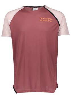 New Balance Koszulka sportowa w kolorze jagodowo-jasnoróżowym ze sklepu Limango Polska w kategorii T-shirty męskie - zdjęcie 177458118