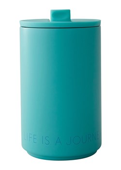 Design Letters Kubek termiczny &quot;Life is a journey&quot; w kolorze miętowym - 350 ml ze sklepu Limango Polska w kategorii Kubki termiczne - zdjęcie 177458705