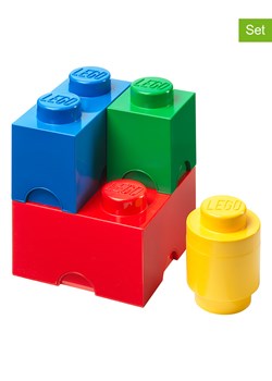 LEGO Pojemniki (4 szt.) &quot;Brick&quot; w różnych kolorach ze sklepu Limango Polska w kategorii Pojemniki kuchenne - zdjęcie 177459716