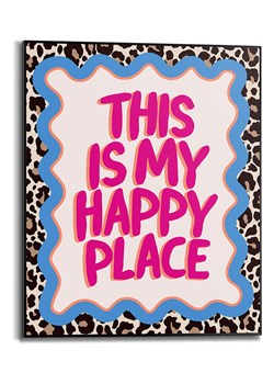 Orangewallz Druk artystyczny "This is my Happy Place" w ramce - id: 16031195 - marki Orangewallz - 177460149 Orangewallz Druk artystyczny "This is my Happy Place" w ramce ze sklepu Limango Polska w kategorii Obrazy - zdjęcie 177460149