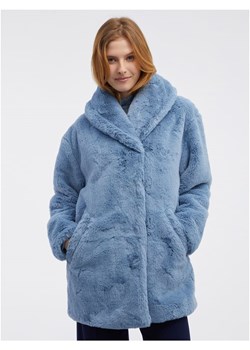 orsay Kurtka pluszowa w kolorze błękitnym ze sklepu Limango Polska w kategorii Kurtki damskie - zdjęcie 177460407