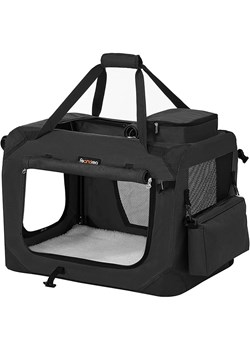 SONGMICS Torba transportowa w kolorze czarnym - 60 x 42 x 42 cm ze sklepu Limango Polska w kategorii Dla zwierząt - zdjęcie 177461406