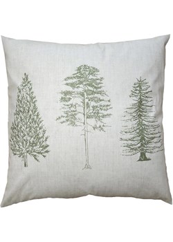 Clayre &amp; Eef Poszewka w kolorze beżowo-zielonym na poduszkę - 45 x 45 cm ze sklepu Limango Polska w kategorii Poduszki dekoracyjne - zdjęcie 177467019