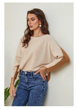 Joséfine Sweter &quot;Dorog&quot; w kolorze beżowo-jasnobrązowym ze sklepu Limango Polska w kategorii Swetry damskie - zdjęcie 177469249