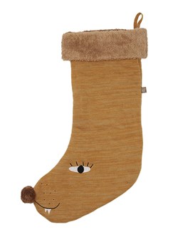 OYOY mini Skarpeta świąteczna &quot;Lion&quot; w kolorze beżowym - wys. 36 cm ze sklepu Limango Polska w kategorii Dekoracje bożonarodzeniowe - zdjęcie 177471536