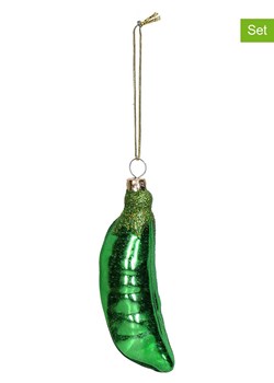 Kersten Bombki (2 szt.) &quot;Bean&quot; w kolorze zielonym - 11,6 cm ze sklepu Limango Polska w kategorii Dekoracje bożonarodzeniowe - zdjęcie 177472168