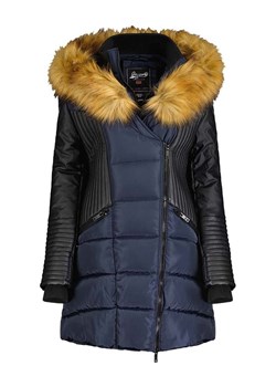 Geographical Norway Parka &quot;Ausmose&quot; w kolorze granatowo-czarnym ze sklepu Limango Polska w kategorii Płaszcze dziewczęce - zdjęcie 177472447