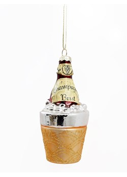 SiL Interiors Bombka &quot;Champagne&quot; - wys. 10 cm ze sklepu Limango Polska w kategorii Dekoracje bożonarodzeniowe - zdjęcie 177472737