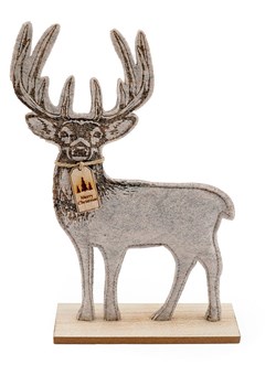 SiL Interiors Figurka dekoracyjna &quot;Reindeer&quot; w kolorze brązowym - 30 x 18 x 5 cm ze sklepu Limango Polska w kategorii Dekoracje - zdjęcie 177472785
