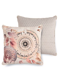 Hip Poduszka &quot;Afina&quot; w kolorze jasnoróżowo-jasnoszarym ze sklepu Limango Polska w kategorii Kołdry i poduszki - zdjęcie 177474047