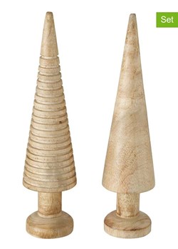 Boltze Dekoracje (2 szt.) &quot;Noares&quot; w kolorze beżowym - wys. 30 x Ø 7 cm ze sklepu Limango Polska w kategorii Dekoracje - zdjęcie 177475316