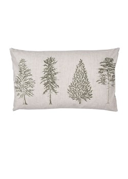 Clayre &amp; Eef Poszewka w kolorze zielono-beżowym na poduszkę - 50 x 30 cm ze sklepu Limango Polska w kategorii Poszewki na poduszki - zdjęcie 177475859