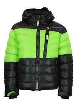 Peak Mountain Kurtka zimowa &quot;Ecaptin&quot; w kolorze czarno-zielonym ze sklepu Limango Polska w kategorii Kurtki chłopięce - zdjęcie 177475905