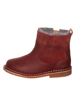 Clarks Skórzane botki &quot;Comet Frost&quot; w kolorze bordowym ze sklepu Limango Polska w kategorii Buty zimowe dziecięce - zdjęcie 177476729