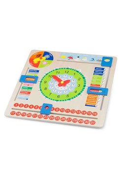 New Classic Toys Zegar z kalendarzem w różnych kolorach - 3+ ze sklepu Limango Polska w kategorii Zabawki - zdjęcie 177476899