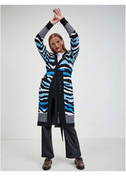 orsay Kardigan w kolorze czarno-niebieskim ze sklepu Limango Polska w kategorii Swetry damskie - zdjęcie 177478289