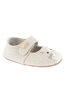 Living Kitzbühel Baleriny &quot;Kitten &amp; cup&quot; w kolorze kremowym ze sklepu Limango Polska w kategorii Balerinki dziecięce - zdjęcie 177479049