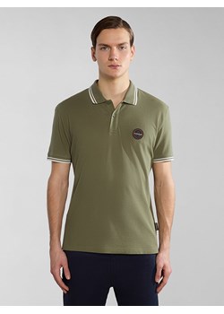 Napapijri Koszulka polo &quot;Macas&quot; w kolorze khaki ze sklepu Limango Polska w kategorii T-shirty męskie - zdjęcie 177481318