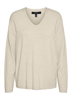 Vero Moda Sweter w kolorze beżowym ze sklepu Limango Polska w kategorii Swetry damskie - zdjęcie 177482346