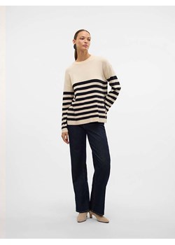 Vero Moda Sweter w kolorze beżowo-czarnym ze sklepu Limango Polska w kategorii Swetry damskie - zdjęcie 177482355