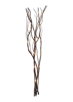 STAR Trading Dekoracyjne gałązki LED &quot;Willow&quot; w kolorze brązowym - wys. 60 cm ze sklepu Limango Polska w kategorii Oświetlenie - zdjęcie 177485265