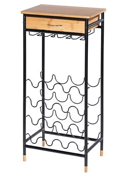 Wenko Regał w kolorze jasnobrązowym na wino - 48 x 95 x 30 cm ze sklepu Limango Polska w kategorii Regały i witryny - zdjęcie 177485456