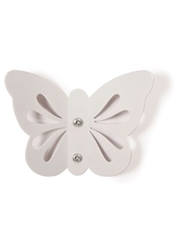 roommate Wieszak ścienny &quot;Butterfly&quot; w kolorze białym - 13,5 x 9 cm ze sklepu Limango Polska w kategorii Pokój dziecięcy - zdjęcie 177485577