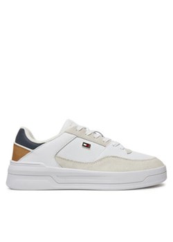 Tommy Hilfiger Sneakersy Essent Basket FW0FW08615 Biały ze sklepu MODIVO w kategorii Buty sportowe damskie - zdjęcie 177487366