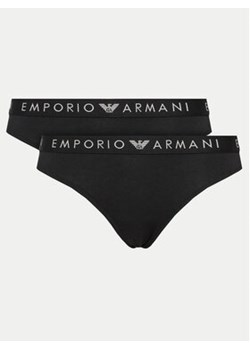 Emporio Armani Underwear Komplet 2 par fig brazylijskich 163337 4F227 00020 Czarny ze sklepu MODIVO w kategorii Majtki damskie - zdjęcie 177488076