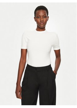 Calvin Klein T-Shirt K20K208052 Biały Slim Fit ze sklepu MODIVO w kategorii Bluzki damskie - zdjęcie 177488965