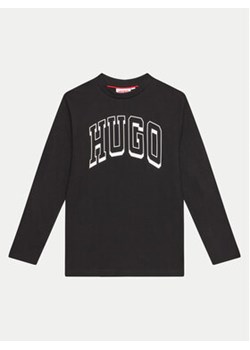 Hugo Bluzka G00148 M Czarny Regular Fit ze sklepu MODIVO w kategorii T-shirty chłopięce - zdjęcie 177494349