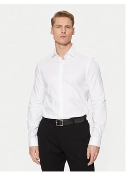 Calvin Klein Koszula K10K113851 Biały Slim Fit ze sklepu MODIVO w kategorii Koszule męskie - zdjęcie 177497197