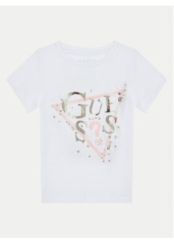 Guess T-Shirt K5RI00 K6YW4 Biały Regular Fit ze sklepu MODIVO w kategorii T-shirty chłopięce - zdjęcie 177497429