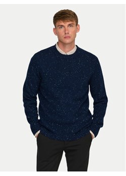 Only & Sons Sweter Ricky 22031539 Granatowy Regular Fit ze sklepu MODIVO w kategorii Swetry męskie - zdjęcie 177501517