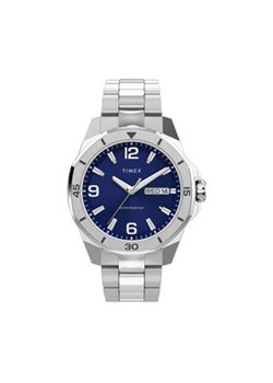 Timex Zegarek Essex TW2W79500 Srebrny ze sklepu MODIVO w kategorii Zegarki - zdjęcie 177502415